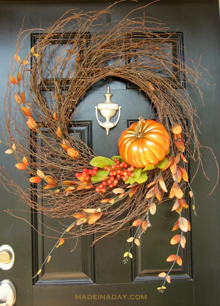 40+ Easy & Amazing Farmhouse Fall DIY Wreaths
