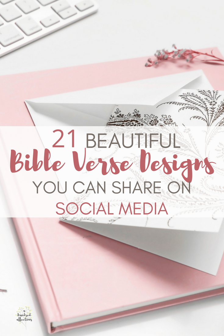 21 Bible verse designs you can share on social media