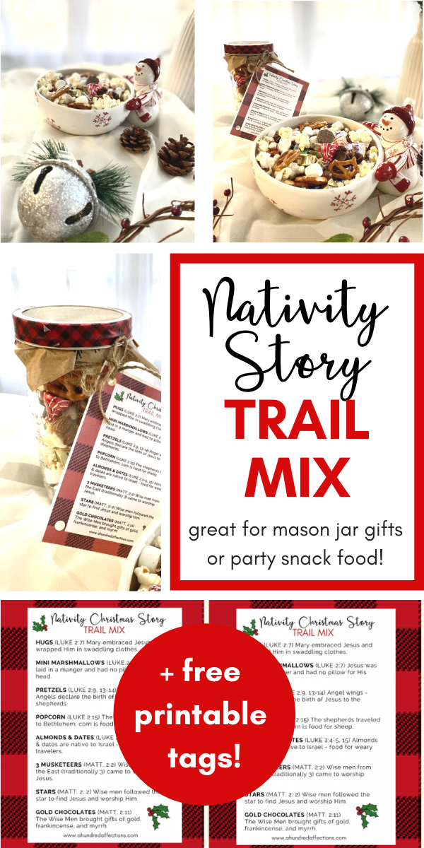 Christmas Trail Mix in a Jar - Walking On Sunshine Recipes