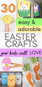 Colorful Easter crafts for kids with easy and adorable DIY ideas, including egg-themed decorations, bunny art, and cute jar crafts perfect for celebrating spring and Easter.