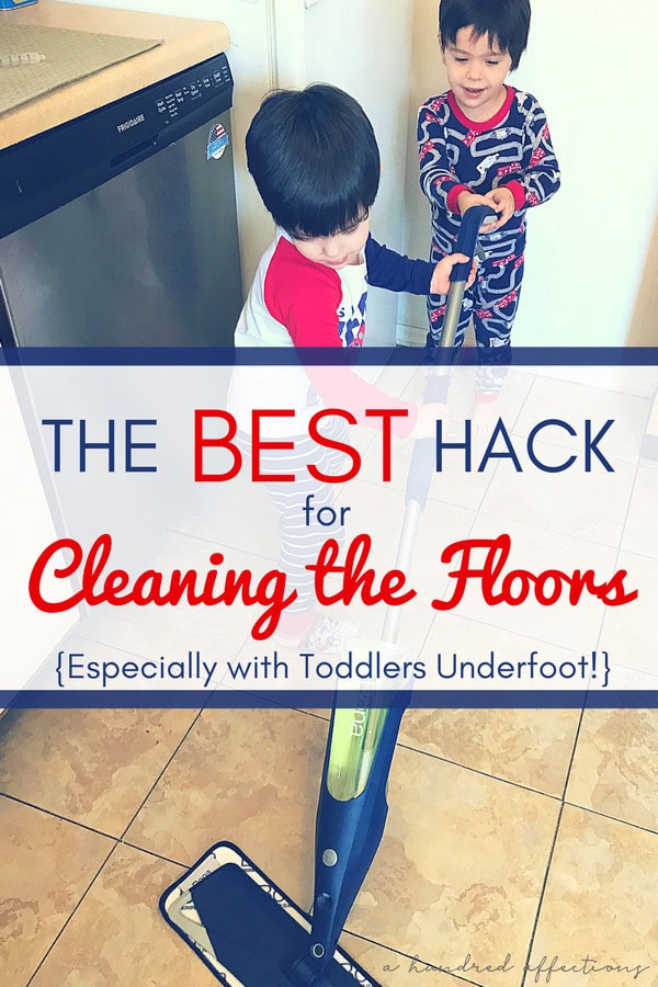 Kids cleaning floors with vacuum cleaner, toddler cleaning hacks, family cleaning tips, toddler-friendly cleaning methods, organizing with children.