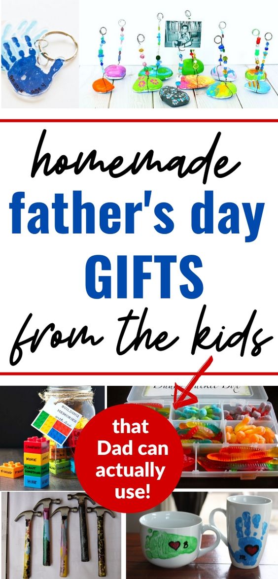25+ DIY Father's Day Gifts from Kids {That Dad Can Actually Use}