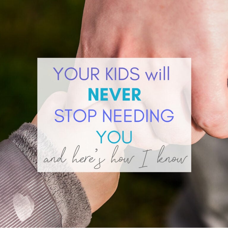 A Hundred Affections inspirational parenting quote about kids' need for their parents and unconditional love.