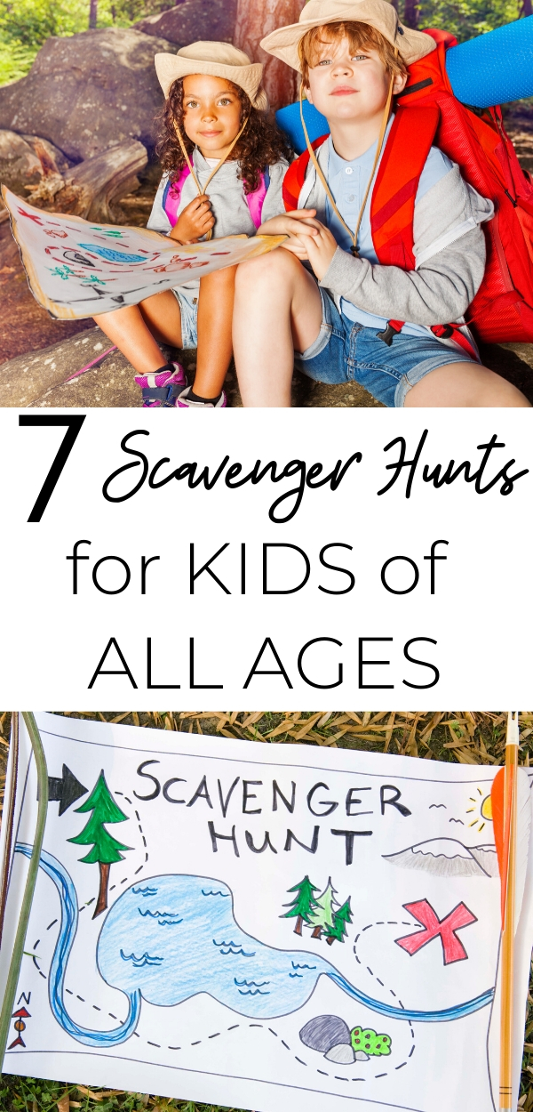 7 scavenger hunts for kids of all ages with free printables