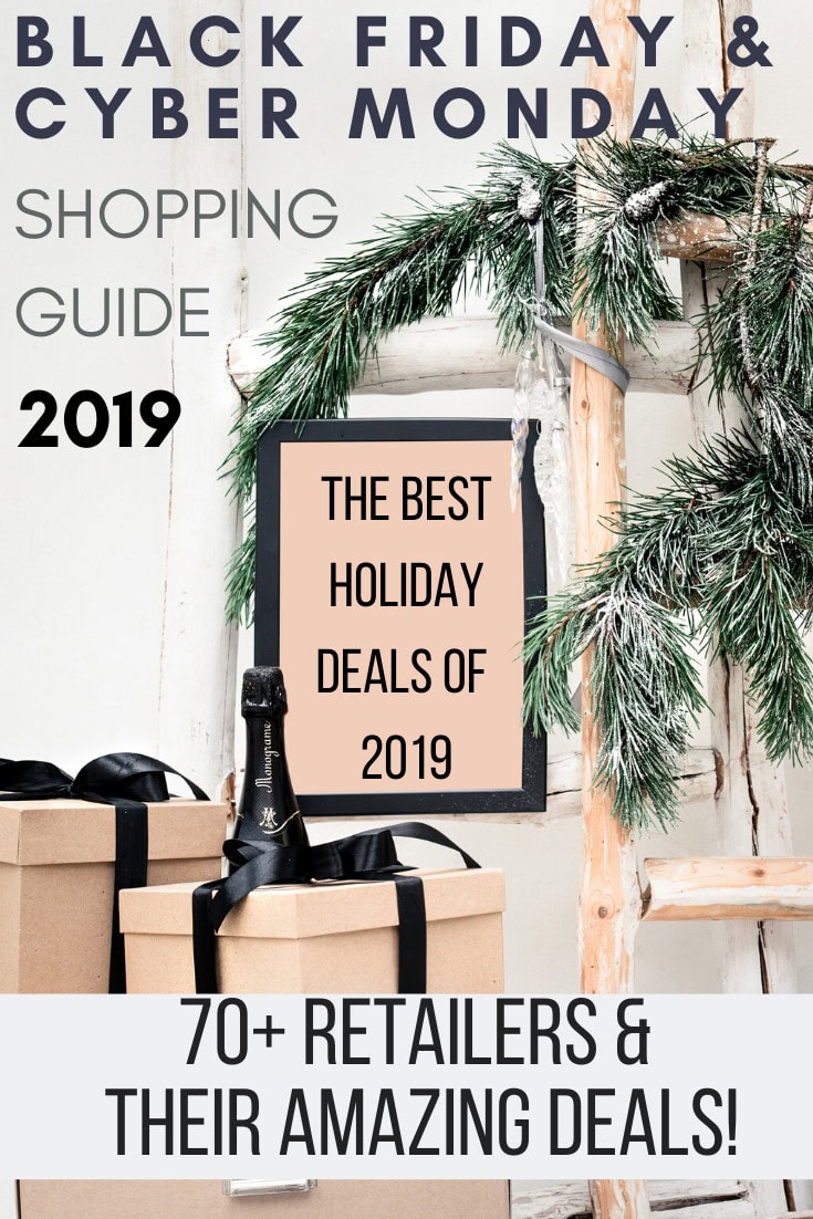 Festive holiday shopping guide for Black Friday and Cyber Monday deals 2019 at A Hundred Affections.