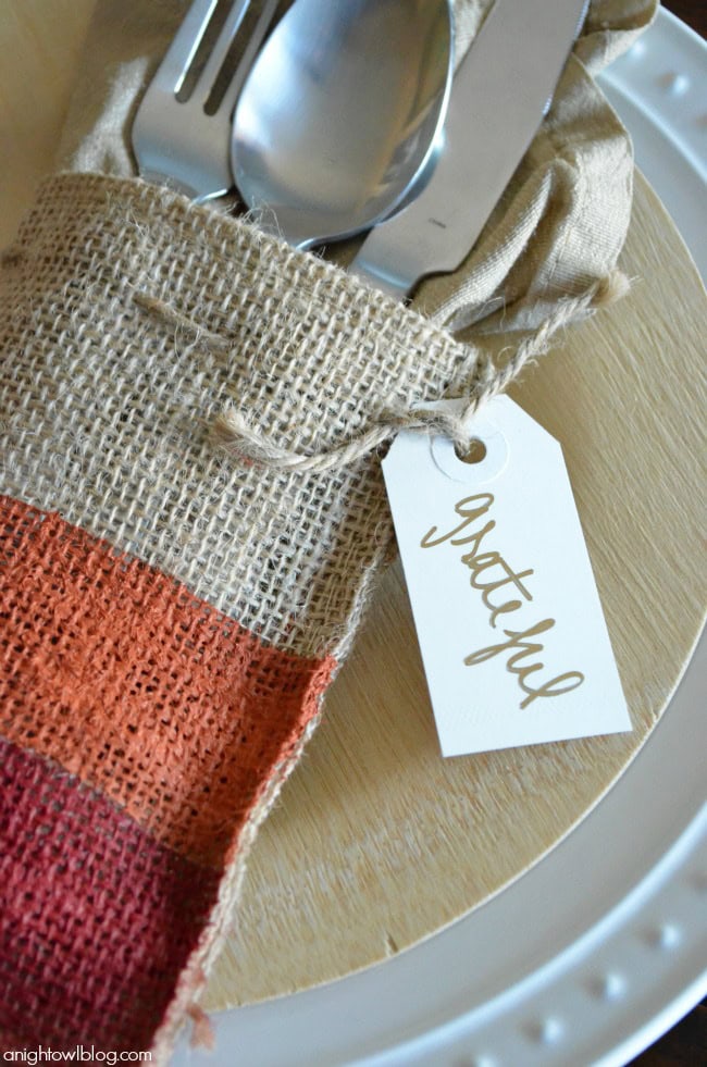 Rustic thank you gift wrapped in burlap with a "Thank You" tag, perfect for heartfelt appreciation, wedding favors, or special occasions.