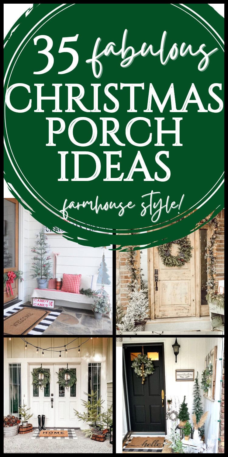 35 christmas porch ideas collage
