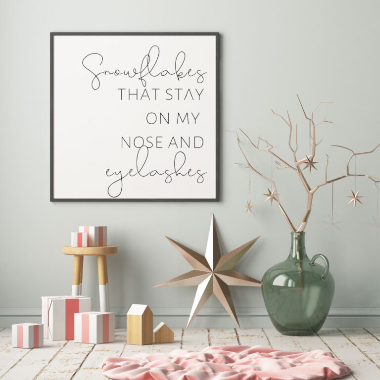 Snowflakes that Stay printable 