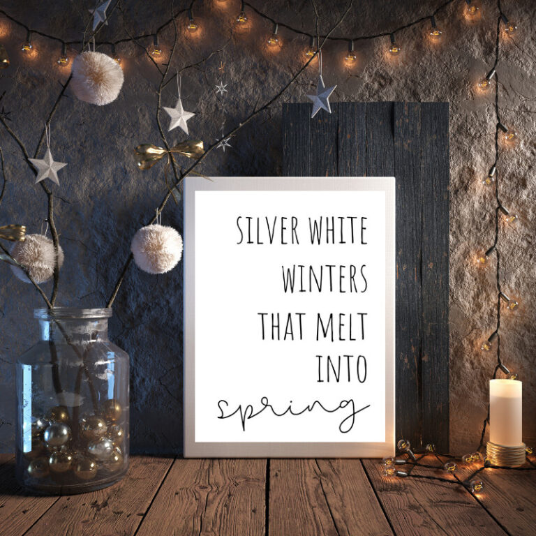 rae dunn style silver white winters