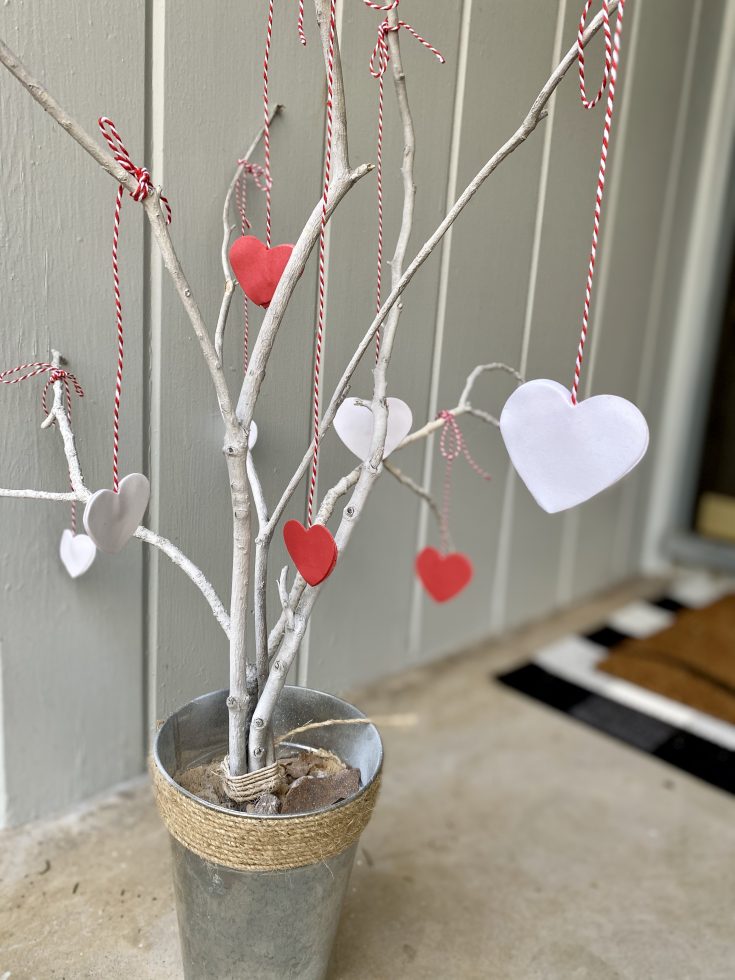 Image for Foam Hanging Heart Valentine Centerpiece