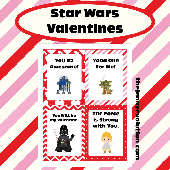 Image for Star Wars Valentine Cards FREE Printable
