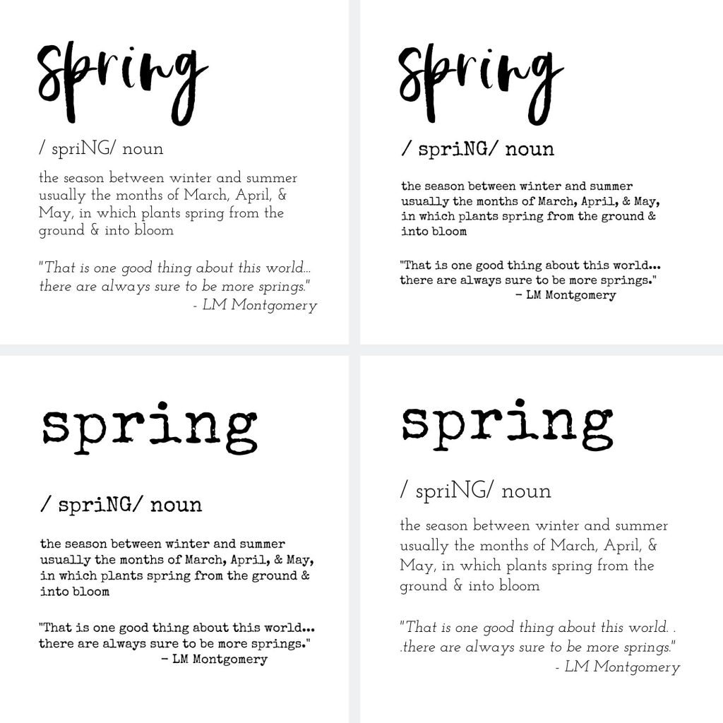 Spring Printable Farmhouse FREE Spring Wall Art Printables {in Minimalist Farmhouse Style!}