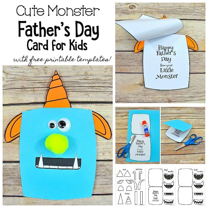 Homemade DIY Father’s Day Cards with Free Printables A Hundred