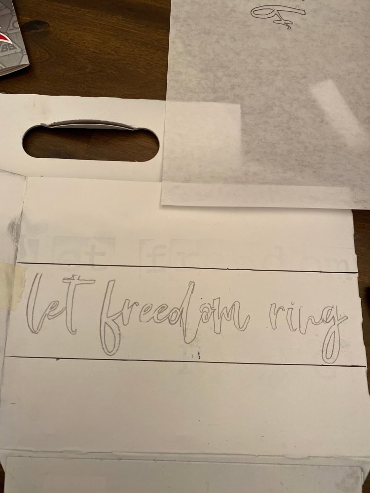 Free-spirited hand-drawn message on lined paper, inspiring freedom and expression, ideal for sharing positive affirmations and creative quotes.