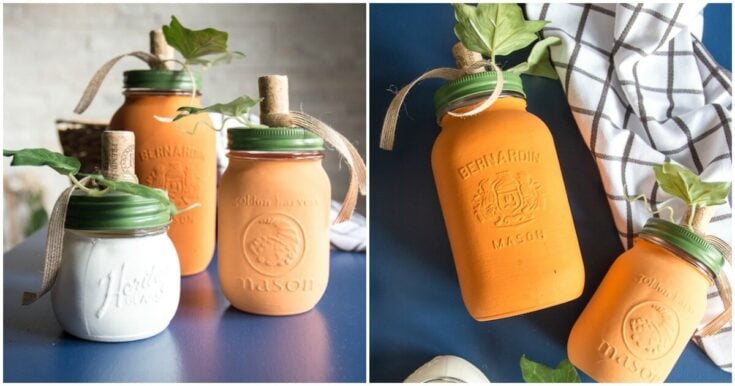 Hand-painted Mason jars with faux plant accents, perfect for home decor, flower arrangements, and crafting projects. Beautifully crafted, customizable milk paint finishes, and vintage styles for a warm, rustic aesthetic.