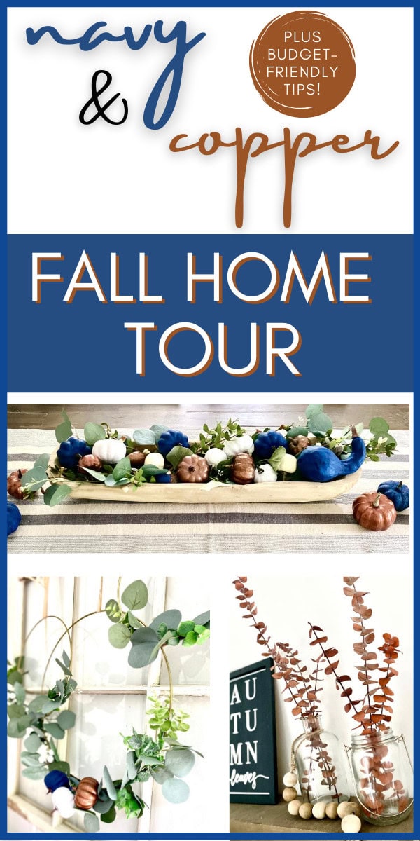 Colorful fall-themed gnome and pumpkin decor for cozy autumn home decorations, perfect for fall home tour ideas and budget-friendly autumn decorating tips.
