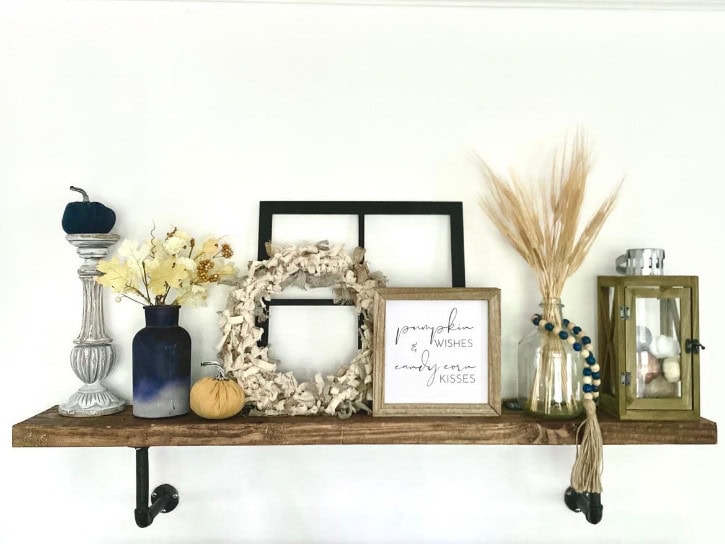 rustic fall mantel ideas