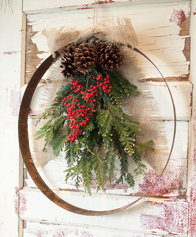 30+ Easy & Classy DIY Christmas Wreaths, Farmhouse Style