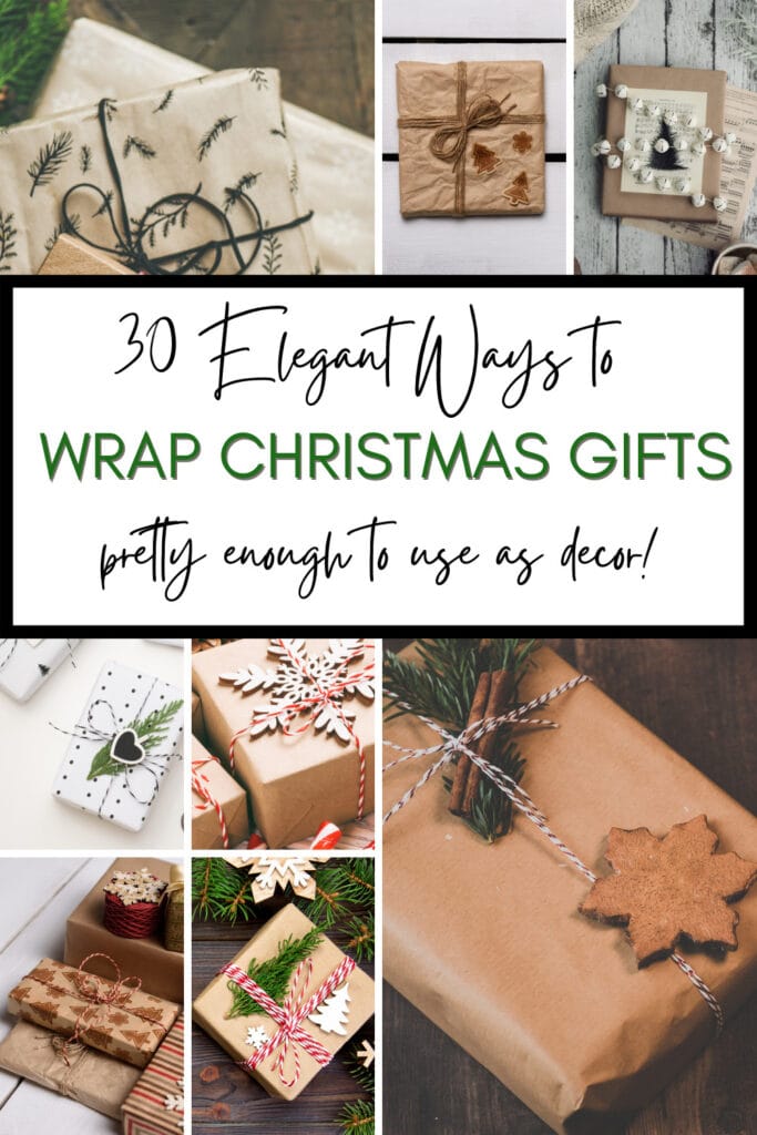 Christmas Wrapper Decor 30 Elegant Christmas Gift Wrapping Ideas (Use as Decor, Too)