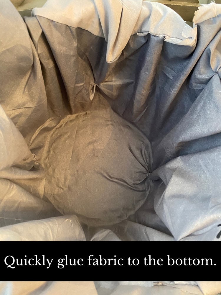 Wrapping fabric, sewing, craft supplies, quilting, textile work, sewing project, crafting materials, DIY sewing, fabric preparation, quilting supplies.