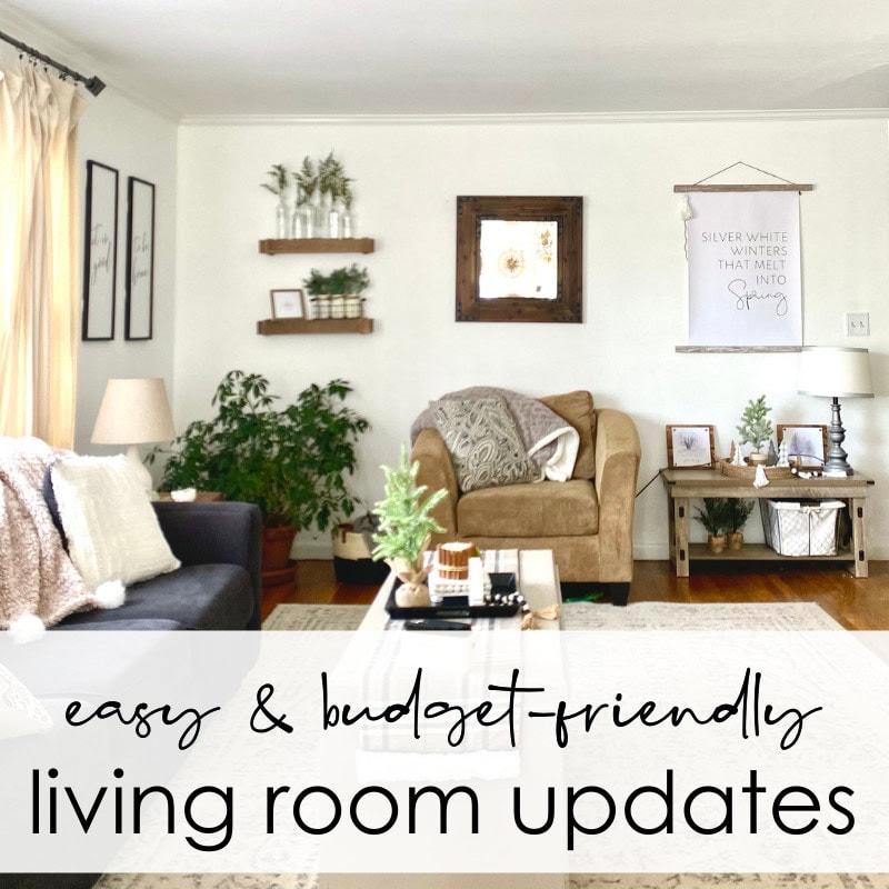 EASY Family Room | Living Room Makeover Ideas on a Budget