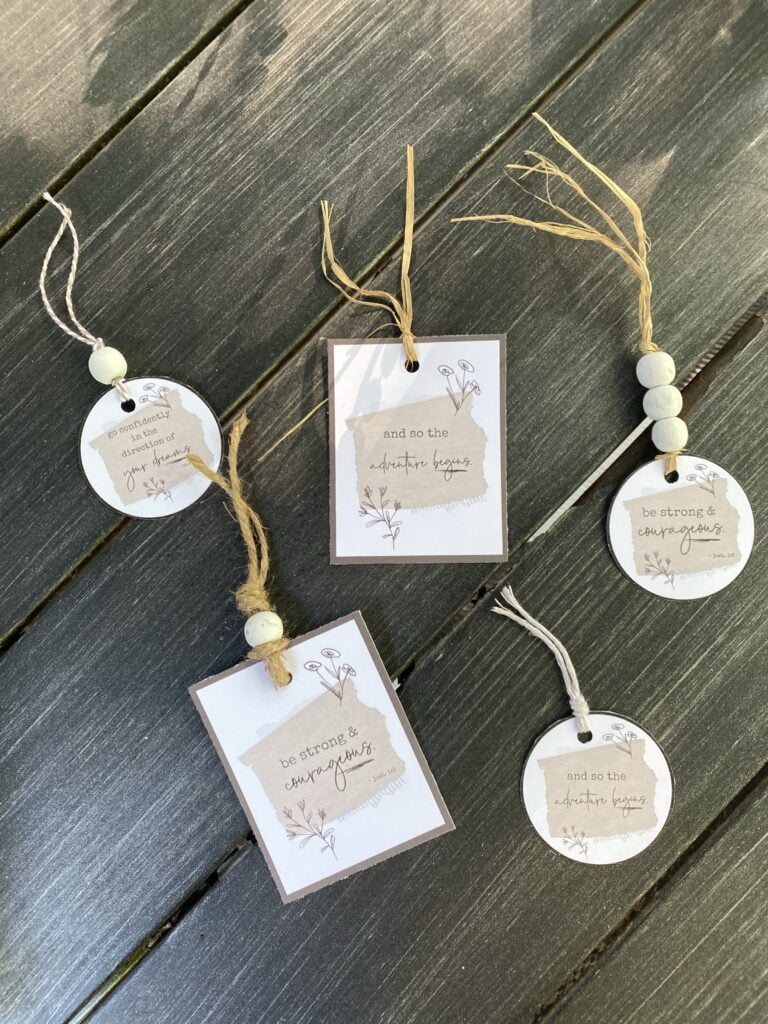 graduation quote bookmark favors
