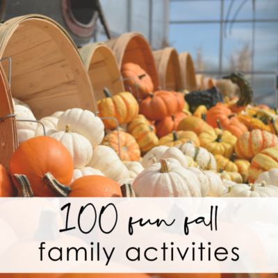 100 Fall Family Activities: The Ultimate Fun Guide to Autumn