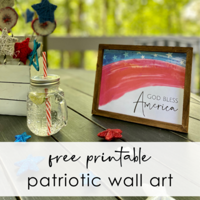 Patriotic Wall Art Free Printables for 4th of July & Memorial Day