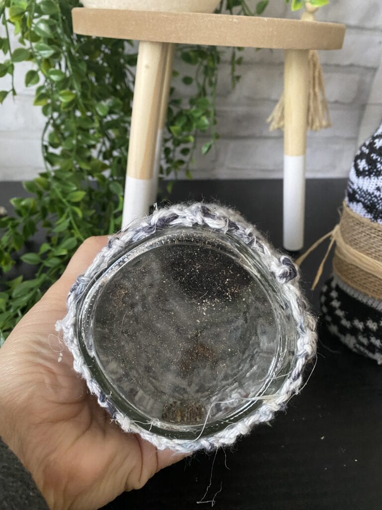 bottom of jar