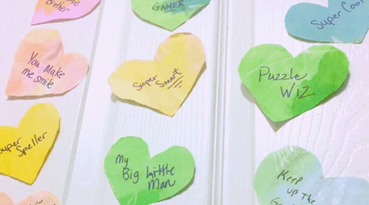 Image for Watercolor Hearts a Valentine's Day Craft for Kids