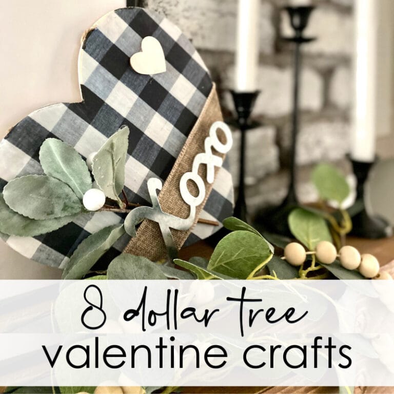 Dollar tree Valentine crafts, cute Valentine's Day decorations, DIY inexpensive Valentine decor, romantic decor ideas, handmade Valentine's gifts, affordable Valentine crafts, holiday home decor, budget-friendly Valentine project.