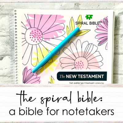 My Personal Spiral Bible Review: Engaging Scripture on Deeper Level