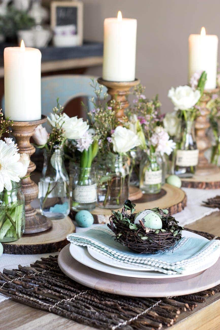 40+ Inviting and Elegant Easter Tablescape Ideas