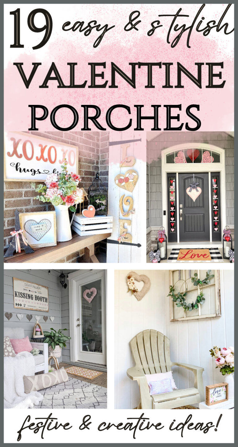 19 Simple & Stylish Valentine Front Porch Ideas
