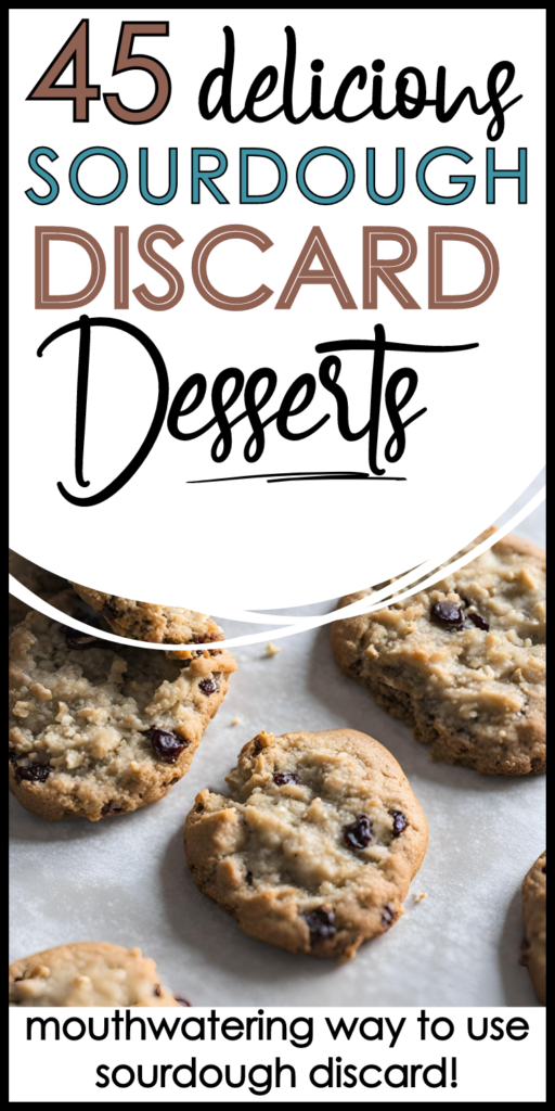 best sourdough discard desserts collage