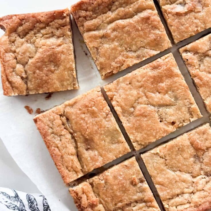 Rich, golden caramel crumb bars cut into neat squares, showcasing a buttery, crumbly topping and gooey caramel filling. Perfect for sweet treats and dessert lovers.