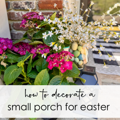 Super Smart Ideas to Decorate a Small Porch for Easter