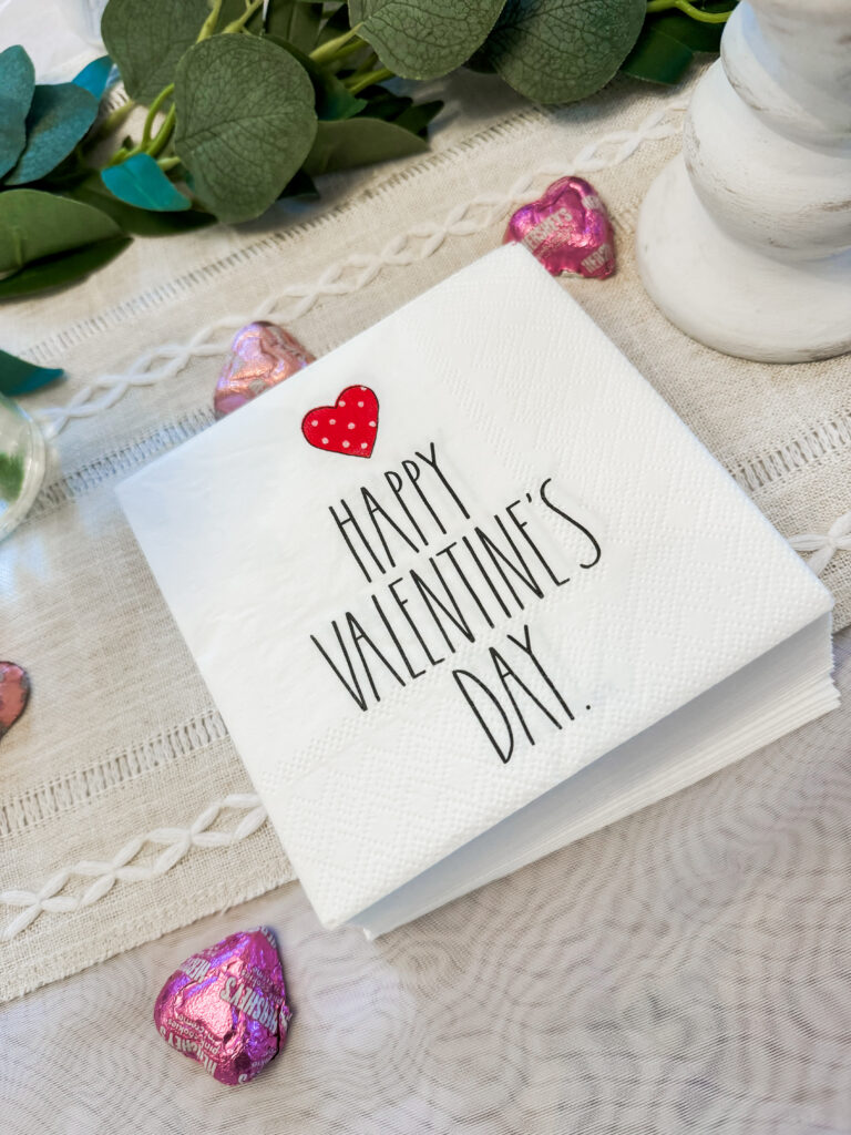 happy valentines day napkins