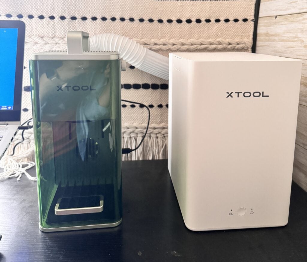 xtool f1 on desk