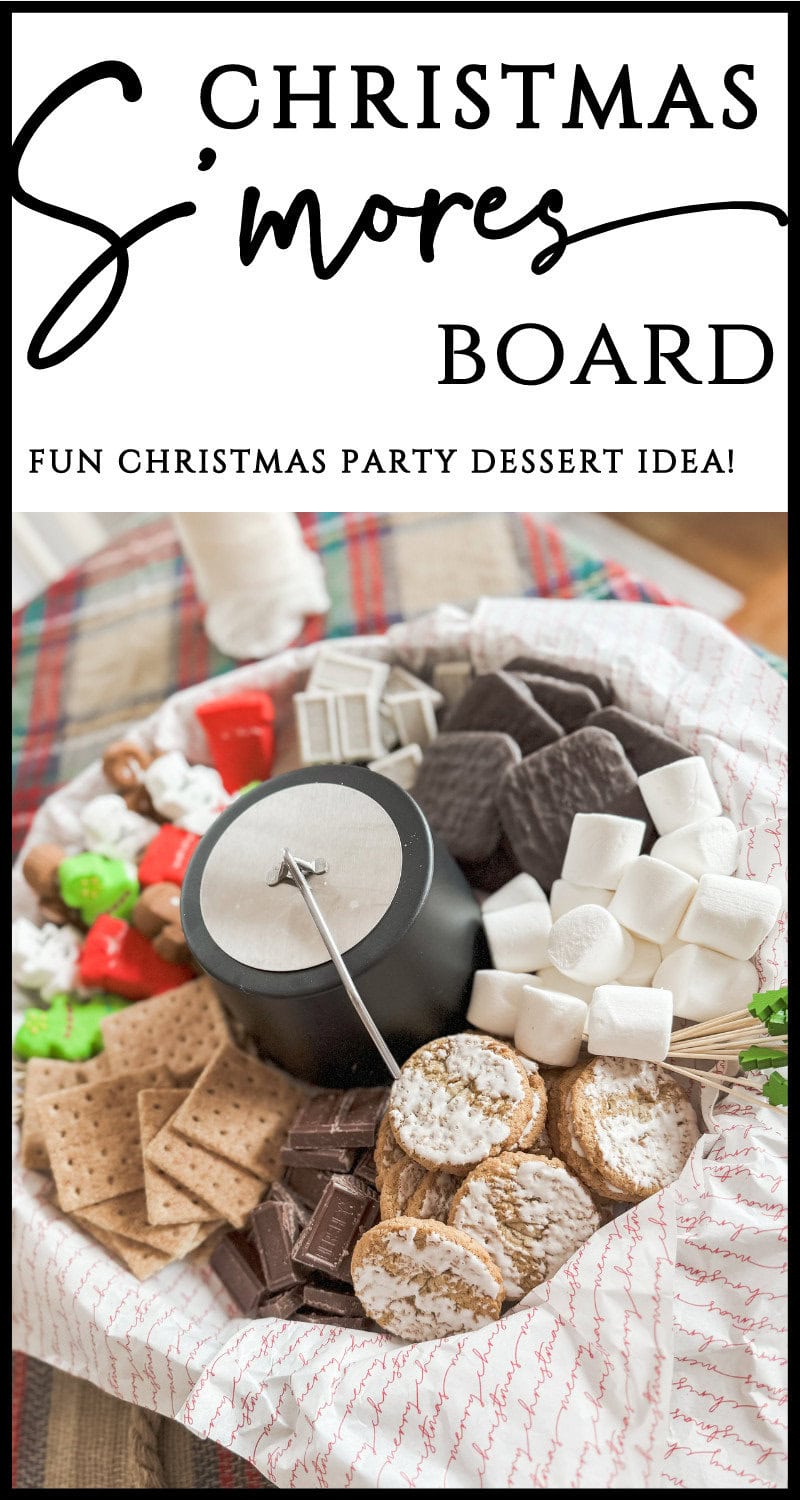 christmas smores charcuterie board collage pinterest