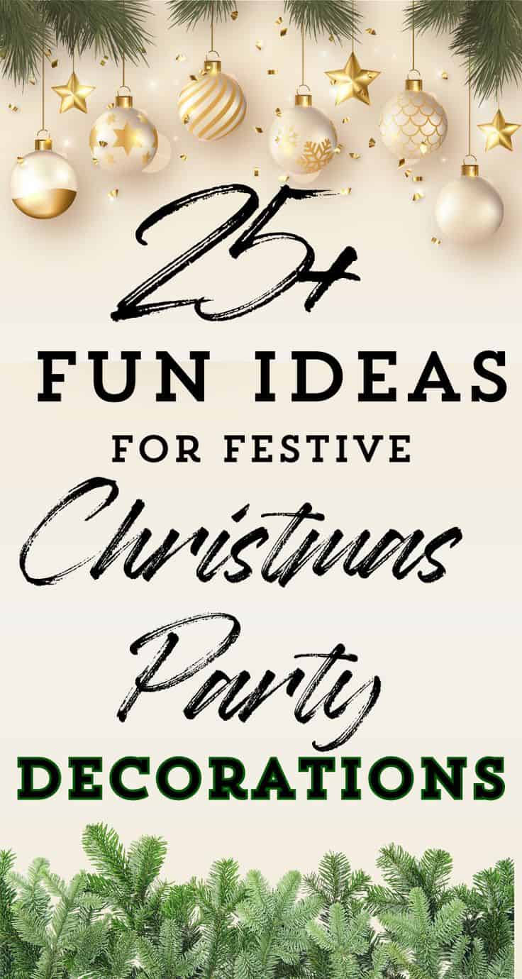 christmas party decorations pin