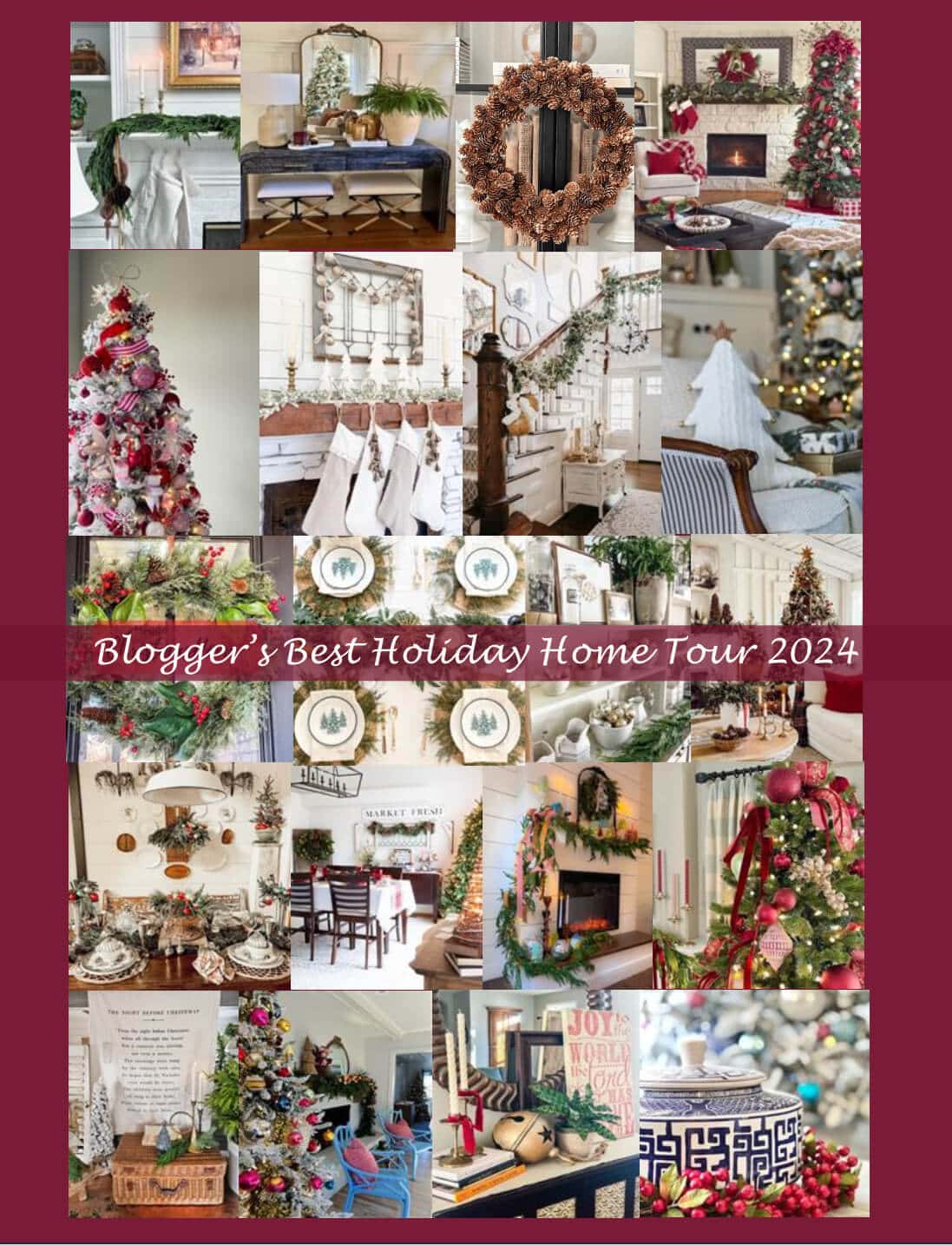 White, Gold, & Green Christmas Home Tour