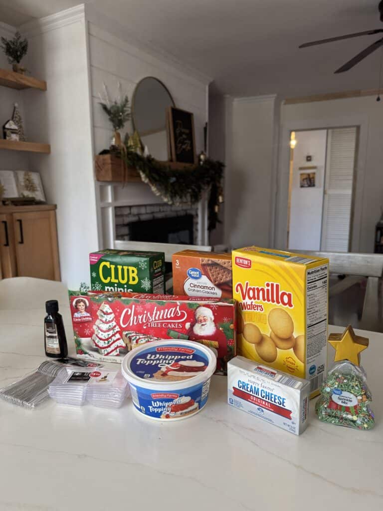 recipe ingredients for little debbie christmas tree dip