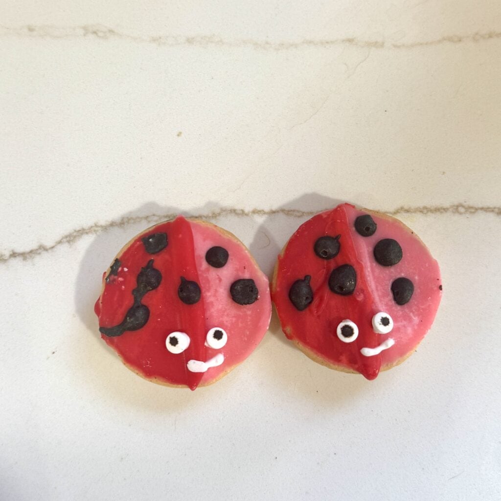 alien love bug cookie