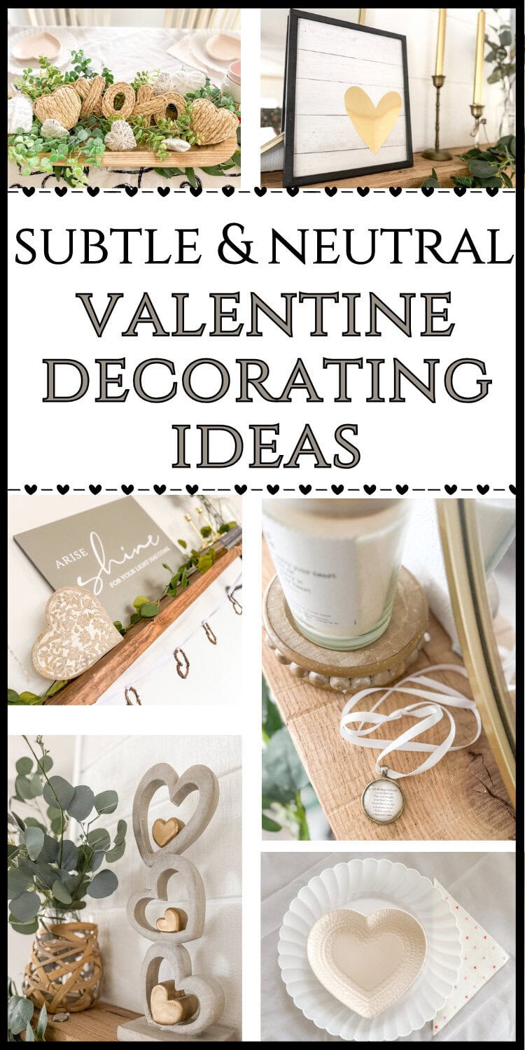 Handmade heart-shaped cookies with greenery and delicate decorations for subtle Valentine's Day treats.