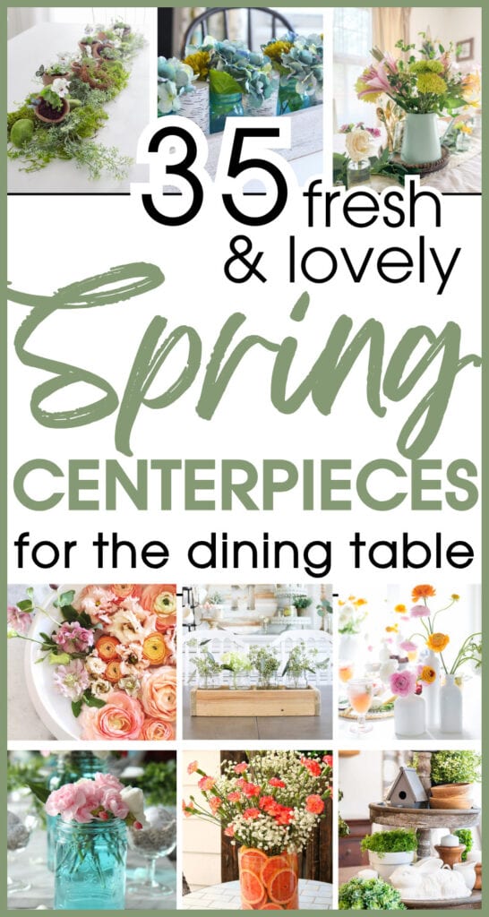35 Spring Centerpieces for the Dining Table