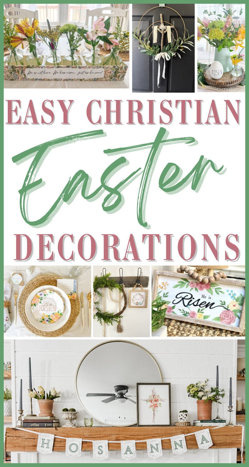 christian easter decorating ideas collage for christ centered home