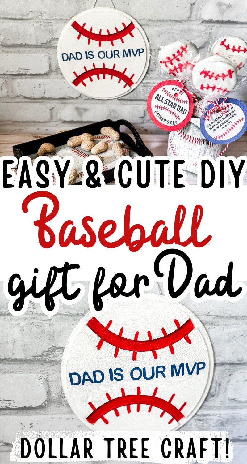 "DIY baseball gift for Dad, featuring easy craft ideas, baseball-themed decor, and personalized touches perfect for Father’s Day or any special occasion.".
