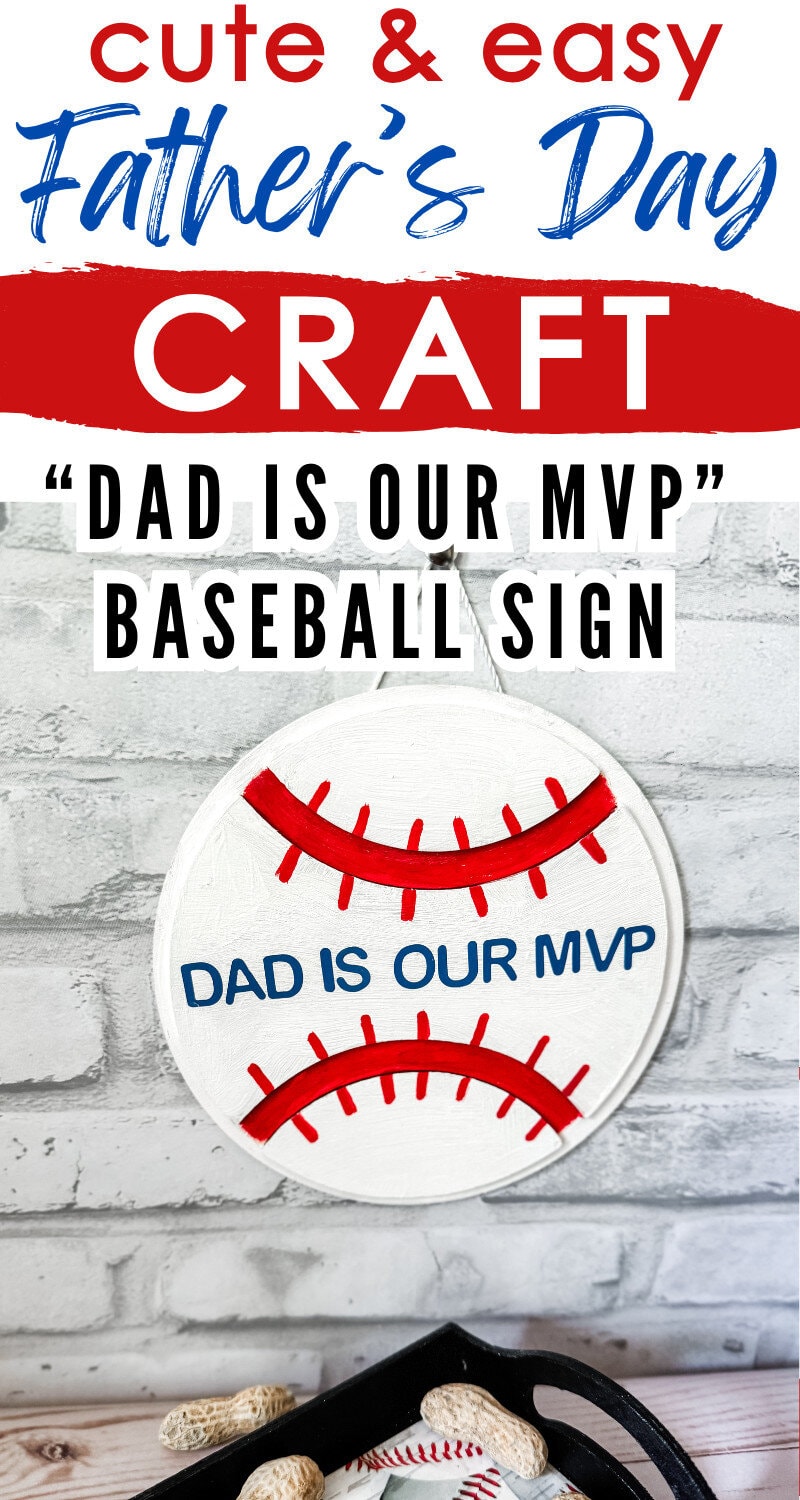 father's day craft dad is our mvp sign