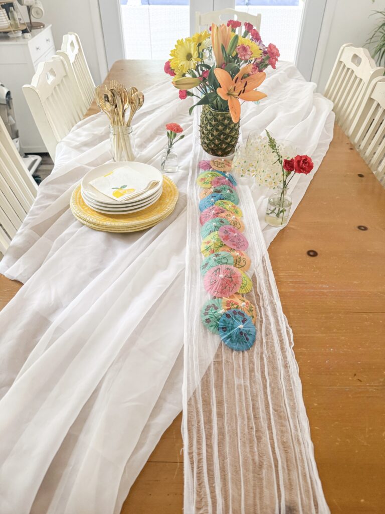 gauze summer table